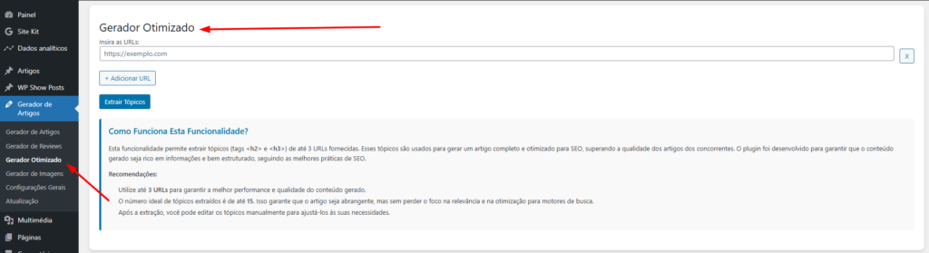 Plugin Gerador de Artigos (PGA) : Crie Conteúdos para Blogs e Reviews Amazon 6 Plugin Gerador de Artigos (PGA)