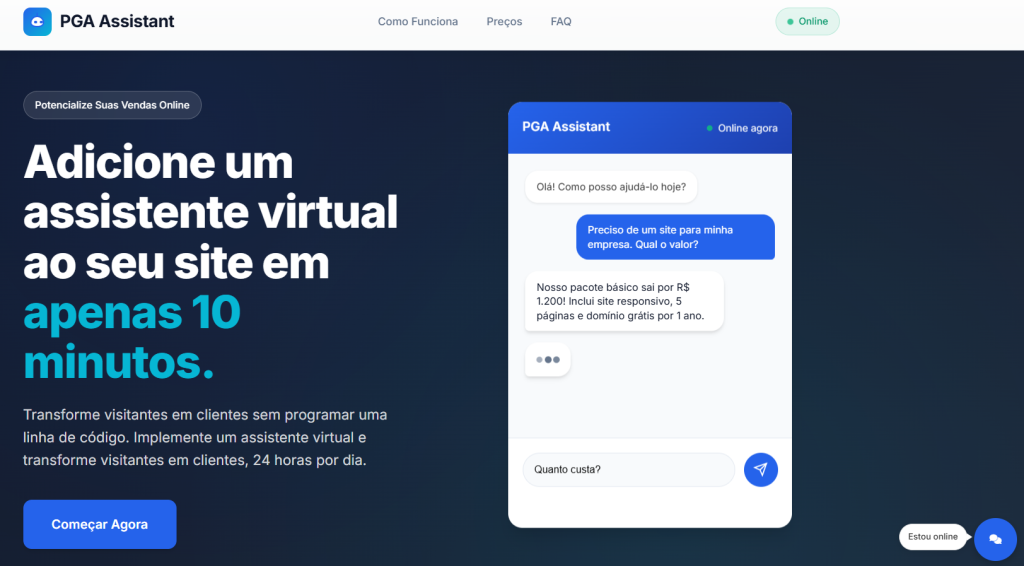 PGA Assistant : O melhor chatbot para wordpress em 2025 8 pga assistant