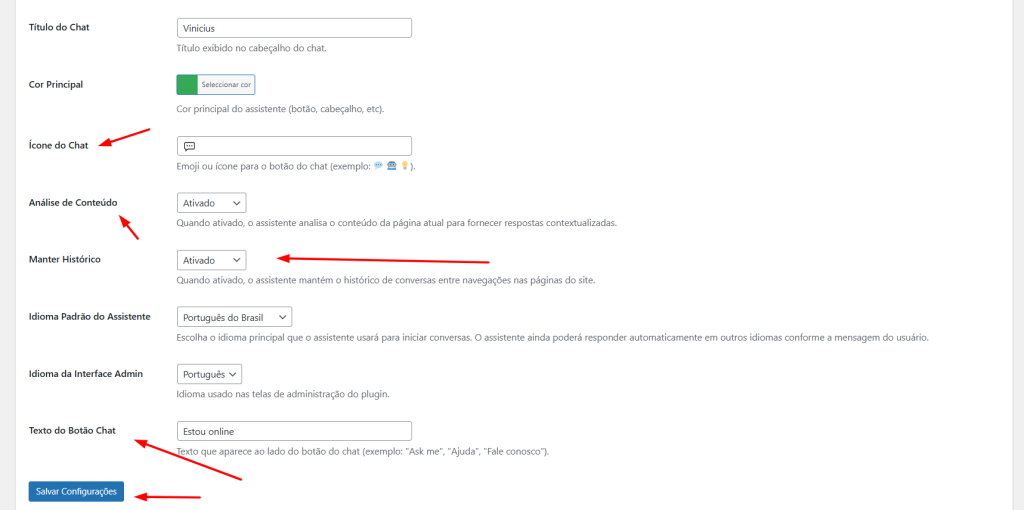 PGA Assistant : O melhor chatbot para wordpress em 2025 5 pgaassistant12