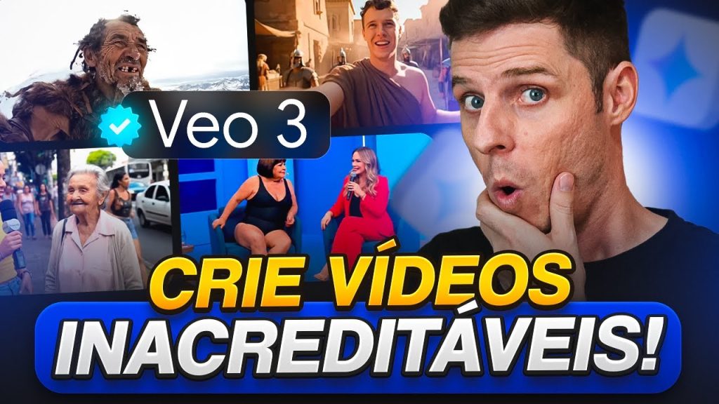 Google VEO 3 GRÁTIS! Como Criar Vídeos Profissionais com Inteligência Artificial Do Google.