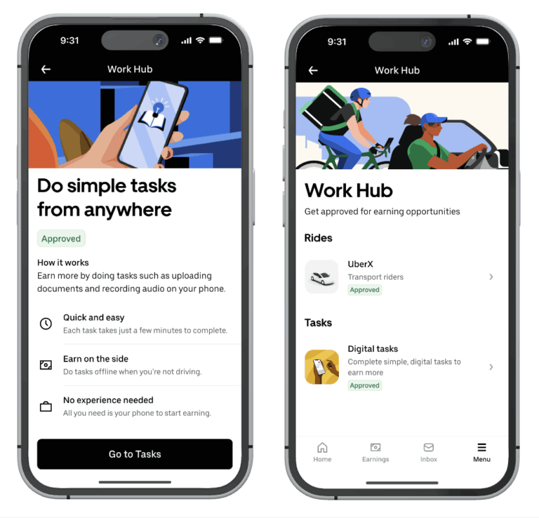 uber tasks