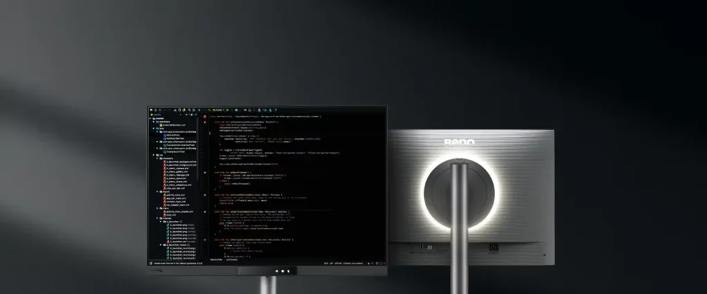 BenQ apresenta monitor MoonHalo RD280UG 4K de 28" com 120 Hz e proporção 3:2 para programadores